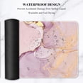 thumbnail image 6 of Extended Mouse Pad, XXL Gaming Mouse Pads, Large Big Mousepad Laptop Computer Keyboard Mat Desk Pad with Non-Slip Base and Stitched Edge for Gaming Office, 35.5 x 15.7 inch, Pink Marble, 6 of 6