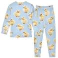 thumbnail image 2 of joogoo Cartoon Duck Daisy 2 Piece Long Sleeve Tee and Pants Cotton Pajama Set 6Y, 2 of 7