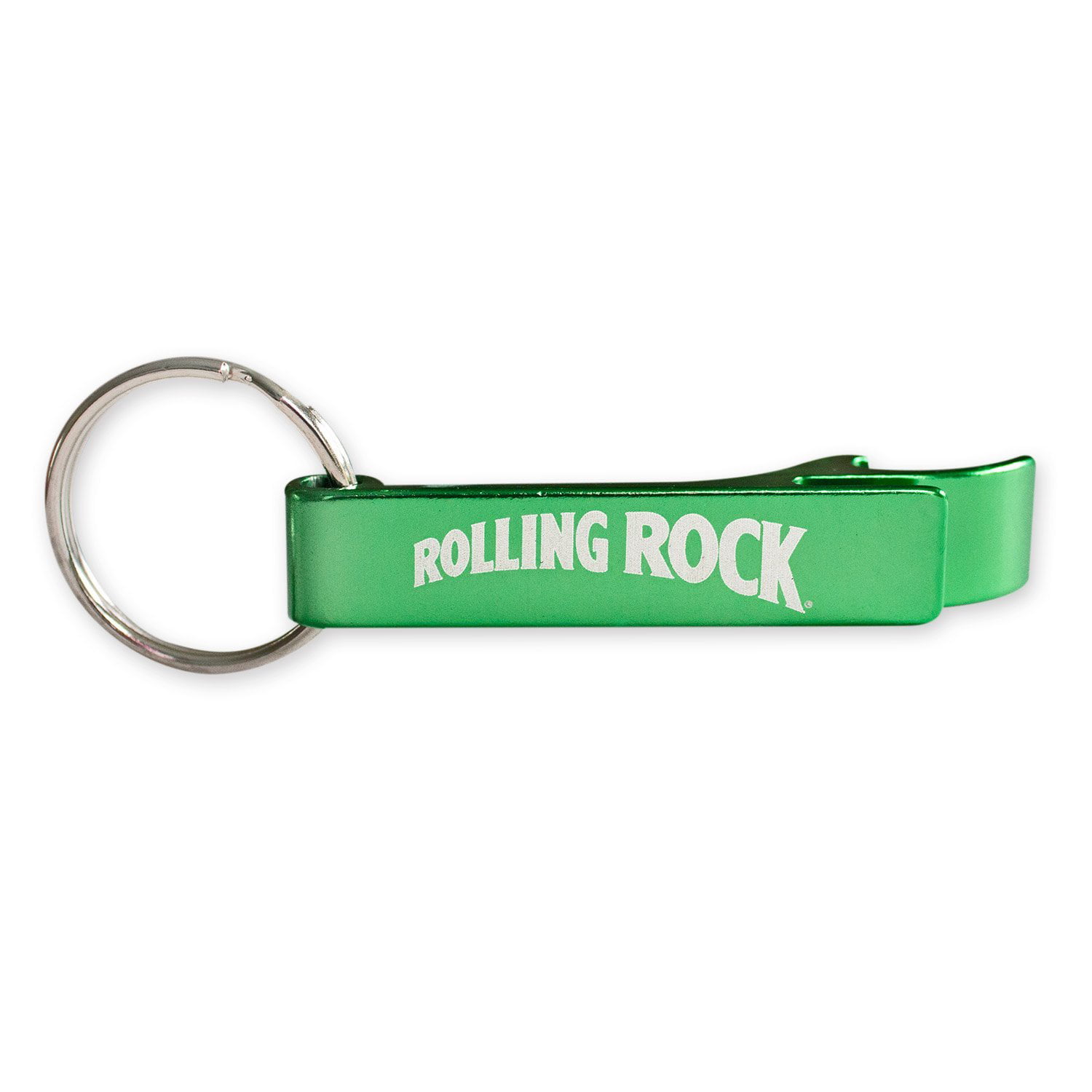 NEW Set of 3 Green Rolling Rock Beer Metal Aluminum Bottle Opener Keychains 