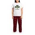 thumbnail image 4 of CafePress - Sligo Shamrock Women's Light Pajamas - Women's Short Sleeve Print T-Shirt and Pants Light Cotton Pajama Set, 4 of 7