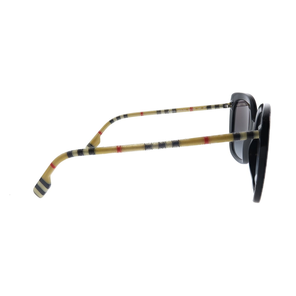 Burberry Caroll BE 4323 Plastic Womens Square Sunglasses Black 54mm Adult -  