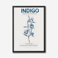 thumbnail image 2 of Indigo Botanical Canvas Wall Art &ndash; Minimalist Blue Flower Print, 2 of 10