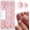 Nude Pink, variant on 240 count Nude Press Toenails Women Nails with Glue Tab, Nude Tan Toenails Press Nails Glue Toenail Tips Gel Artificial False Stick Toenail Tip