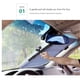 thumbnail image 5 of Scienceny Parasol Exterior Protector solar Aislamiento de calefacción Suministros para automóviles Parabrisas retráctil funcional Diseño plegable Automoción decorativa y accesorios 65cm Scienceny VI017002-02, 5 of 6