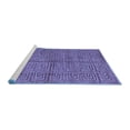 thumbnail image 2 of Ahgly Company Machine Washable Indoor Rectangle Abstract Blue Modern Area Rugs, 8' x 12', 2 of 4