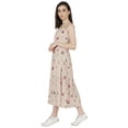 thumbnail image 3 of Bimba Adjustable Spaghetti Strap Dresses For Women Casual Summer Printed Rayon Maxi Dress, 3 of 7