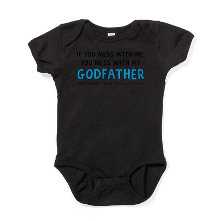 

CafePress - You Mess With My Godfather Body Suit - Cute Infant Bodysuit Baby Romper - Size Newborn - 24 Months