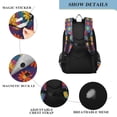 thumbnail image 4 of FORMRS Unisex School Backpack 17" Student Travel Bag with Laptop Compartment, Colorful Checkered Daisy, 4 of 7