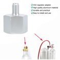 thumbnail image 4 of Adaptador Regulador De CO2, Conector De Aluminio Para Cerveza Casera Con Accesorio De Junta, 3/8 A W21 8 O CGA320, 4 of 7