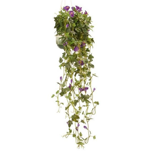 National Tree 25 in. Hanging Petunia Plant - Lilac