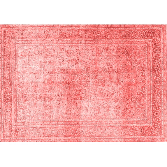 Ahgly Company Indoor Rectangle Persian Red Traditional Area Rugs, 7' x 10'