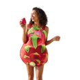 thumbnail image 4 of Hsqqdc 1PC Adult Cute Funy Fruit Print Outfit Set , Unisex Pitaya Pattern Jumpsuit,One Size, 4 of 7