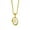 C, variant on Jewelry Initial Pendant Necklace for Men Womens, 14K Gold Plated Oval Letter Capital Necklace Alphabets from A-Z Figaro Chain Necklace