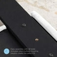 thumbnail image 5 of Camilla Channel Tufted Twin Performance Velvet Headboard, White, 5 of 7