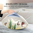 thumbnail image 3 of Ryvnso Satin Pillowcase Sunflower Butterfly-i1 Pillow Cases Standard Size 40x20in, 3 of 6