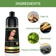 thumbnail image 6 of (4 pack) Herbishh Black Hair Color Shampoo for Gray Hair, Hair Dye Shampoo 3 in 1, 100% Gray Coverage, Permanent Hair Color for Men & Women, Ammonia-free, 400 ml, 6 of 7