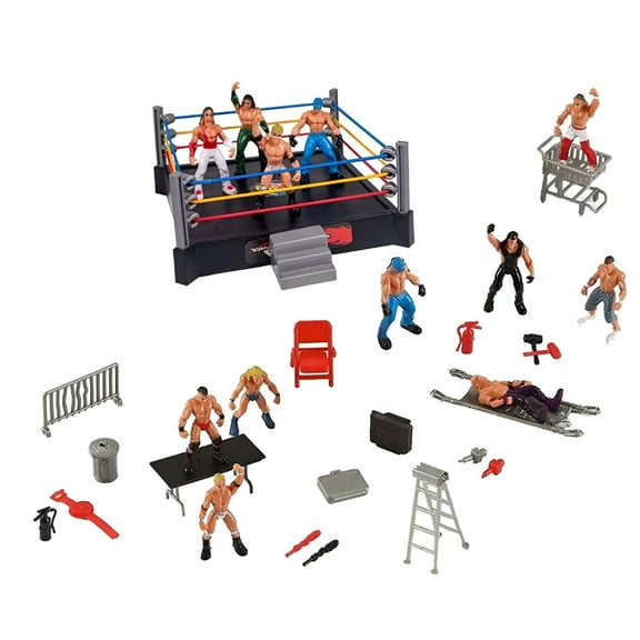 Wrestler Ring Action Figure Set Decor,14"
