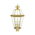 thumbnail image 6 of Livex Lighting Georgetown 4 Light Outdoor Post Lantern, 6 of 7