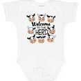 thumbnail image 3 of Inktastic Welcome to the Herd with Cute Black and White Holstein Cows Boys or Girls Baby Bodysuit, 3 of 5