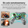 thumbnail image 3 of Wireless Game Controller for Nintendo Switch PRO - Six-axis Motion, Dual Vibration, Macro Programming, RGB Lighting-White, 3 of 10