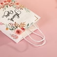 thumbnail image 5 of Zhuge 12 bolsas de regalo de papel kraft con asas, bolsas de flores de agradecimiento con papel de seda, bolsas de regalo de papel kraft (J), 5 of 5