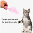 thumbnail image 3 of Juguetes para gatos, bola de textura de cielo estrellado, bola de espuma de material EVA, juguete interactivo para masticar con pluma, juguetes interactivos para gatos, juguete para lanzar, 3 piezas, 3 of 5