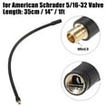 thumbnail image 3 of Adaptador de manguera de bomba de aire para inflador de neum?ticos de 14 ", extensi?n con bloqueo, conexi?n de tubo de portabrocas para v?lvula est?ndar americana sin v?lvula de liberaci?n de aire para autom?vil, bicicleta de monta?a, motocicleta Unique Bargains mandriles de llantas, 3 of 7