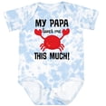 thumbnail image 3 of Inktastic My Papa Loves Me Boys or Girls Baby Bodysuit, 3 of 5