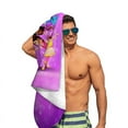 thumbnail image 3 of Princess Power Cartoon Gifts Beach Towel for Women Kids Birthday Bath Outdoor Quick Dry Lightweight 30.7×51in, 3 of 7