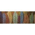 thumbnail image 2 of Pinto, Patricia 32x14 Gold Ornate Wood Framed with Double Matting Museum Art Print Titled - Tall Leaves I, 2 of 4