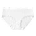 thumbnail image 2 of Guardurnaity TureClos, 3 uds., ropa interior de algodón para mujer, bragas transpirables para niña, bragas elásticas que absorben la humedad con borde de Ropa interior blanco METRO Guardurnaity AP000404-01, 2 of 6