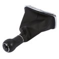 thumbnail image 1 of Black  Gear Knob Gaitor Boot, 5-Speed, Easy to Fit, Durable,  PU Leather, Replacement for , Golf4, 1 of 8