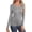 Gray, variant on JGGSPWM Long Sleeve Thermal Shirt for Women Fleece Slim Fit Tops Crewneck Basic T-Shirts with Thumb Holes Fall Fashion Gray L
