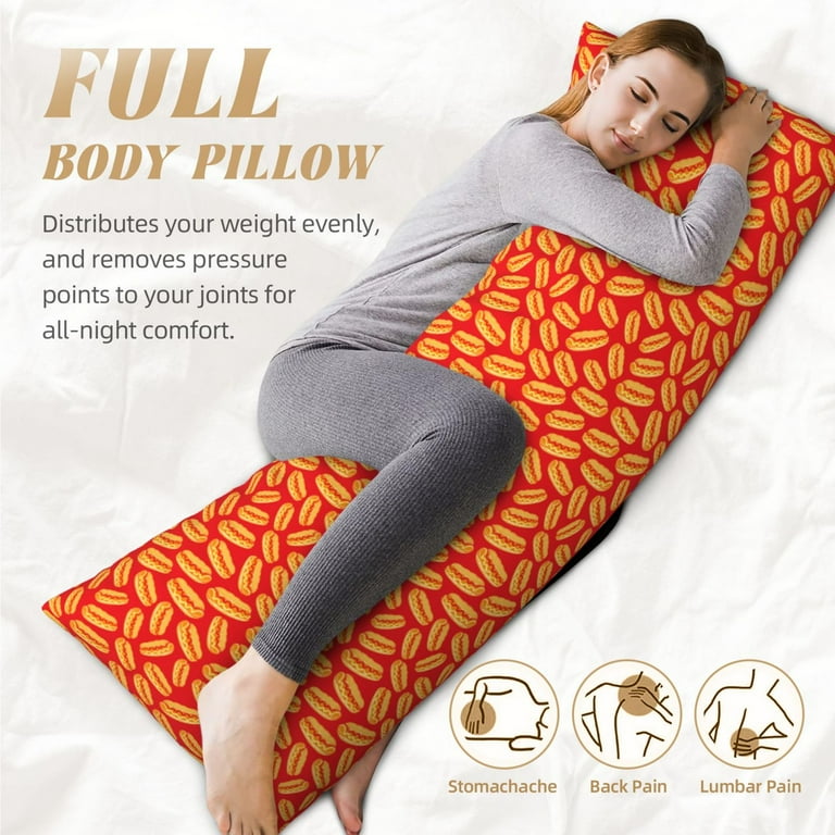 Bingfone Body Pillow Cover Long Pillow Case With Zipper Decorative