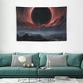 thumbnail image 2 of COMIO  Fantasy Planet Tapestry Wall Hanging Mountain Desert Canyon Wild Tapestry Celestial Solar Eclipse Sun Natural Scenery Tapestries for Bedroom Living Room Dorm, 2 of 7