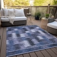 thumbnail image 6 of Addison Rugs Chantille Indoor/Outdoor Transitional Southwest Blue Washable Rectangle Rug, 8' x 10', 6 of 6