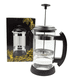 thumbnail image 3 of Cafetera De Prensa Francesa 1000ml De Vidrio Y Acero Inox Xtellar negro, 3 of 3