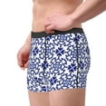 thumbnail image 4 of Kll Blue And White Porcelain Chinaware Men'S Cotton Boxer Briefs Underwear-Xx-Large, 4 of 9