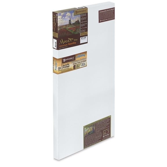 Masterpiece Monet Pro Monterey Cotton Canvas - 12" x 24", 1-1/2" Profile