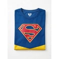 thumbnail image 7 of DC Comics Supergirl Superman Logo Hero Costume T-Shirt, Women's Plus, 7 of 7
