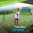 thumbnail image 3 of Sport Squad Portable Soccer Goal Net Set - Pop Up Training Soccer Goals for Backyard - Indoor or Outdoor Versions - Easy Assembly - Great for Kids and Adults, 3 of 5