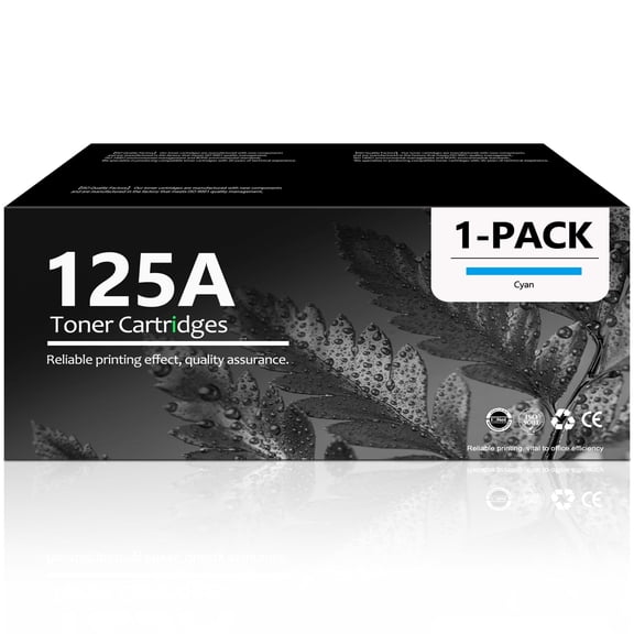 125A Cyan Toner Cartridge Compatible for 125A CB541A Toner Cartridge for CP1215 CM1312 MFP Printer