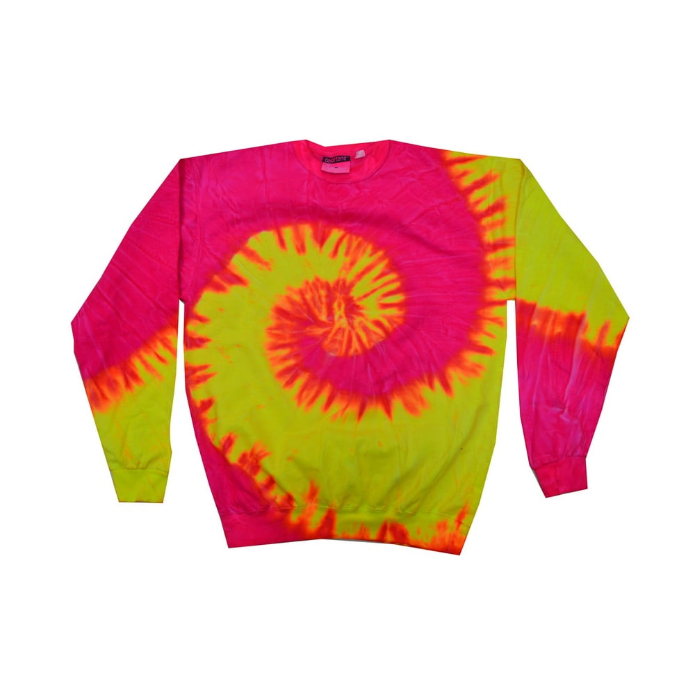 Wholesale tie dye crewneck sweatshirt Clearance