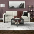 thumbnail image 3 of Evelyn&Zoe Ingrid 35" Wide Square Coffee Table, Charcoal Gray, 3 of 6