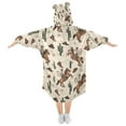 thumbnail image 2 of joogoo Blanket Hoodie for Cactus Cowboys Oversize Sweatshirt 3-14 YR L, 2 of 7