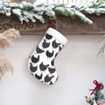 thumbnail image 6 of Salouo Retro Rooster Print Christmas Stockings,Large Xmas Stocking Set of 1 Holiday and Farmhouse Stocking for Christmas Holiday Party Decoration(17.7*11 Inch), 6 of 7