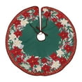 thumbnail image 2 of Fiudx Decoraciones navideñas para interiores Adornos navideños Falda para árbol de Navidad de 80 cm Falda para árbol estampada Decoración para árbol de Navidad para el hogar, 2 of 7