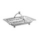 thumbnail image 1 of Bandeja de tocador de Metal, bandeja de frutas, soporte decorativo multiusos para servilletas, bandeja de servicio de acero inoxidable para cosméticos Plata, 1 of 8