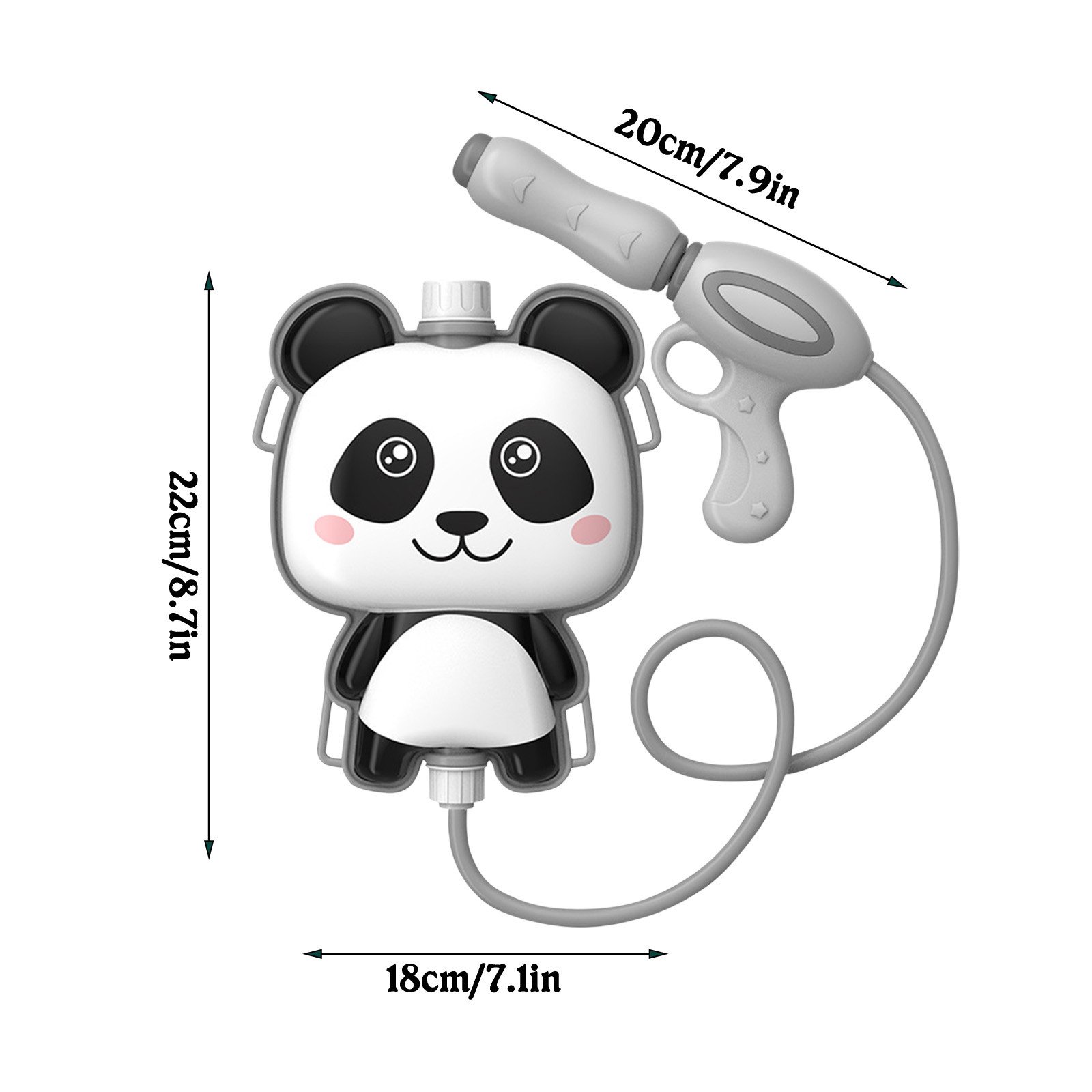 Mochila de Juguete con Rociador de Agua para Niños con Capacidad de 1000 Ml, Lanzador de Agua de Largo Alcance de 8 M, Correas Ajustables para Diversión Acuática Al Aire Libre, Ideal para Piscinas, Playas y Parques Acuáticos