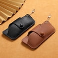 thumbnail image 4 of Kripyery Faux Leather Glasses Pouch Soft Lightweight Scratch-free Storage Long Lifespan Anti-drop Glasses Case, 4 of 8